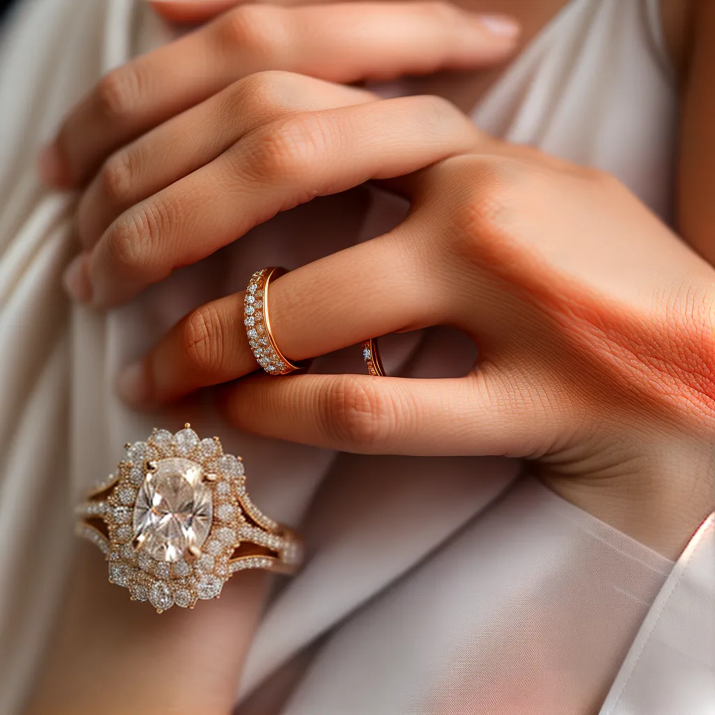 anel ouro diamante iniciais casamento 1