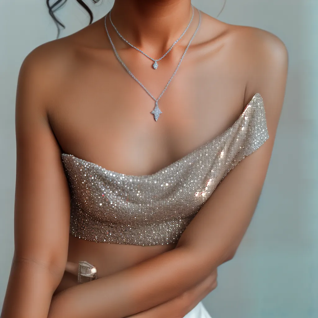 colar prata diamante noiva elegante 1 colar prata diamante noiva elegante 1
