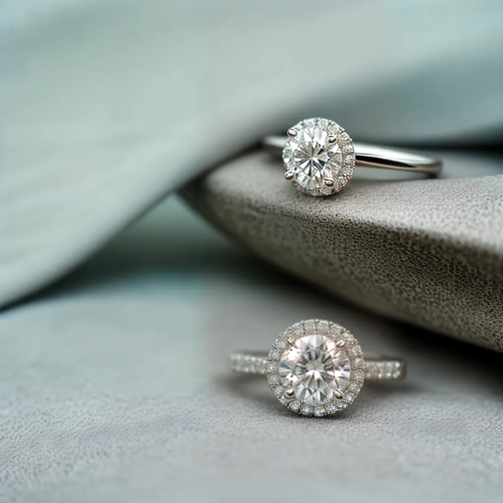 anel noivado diamante rosas