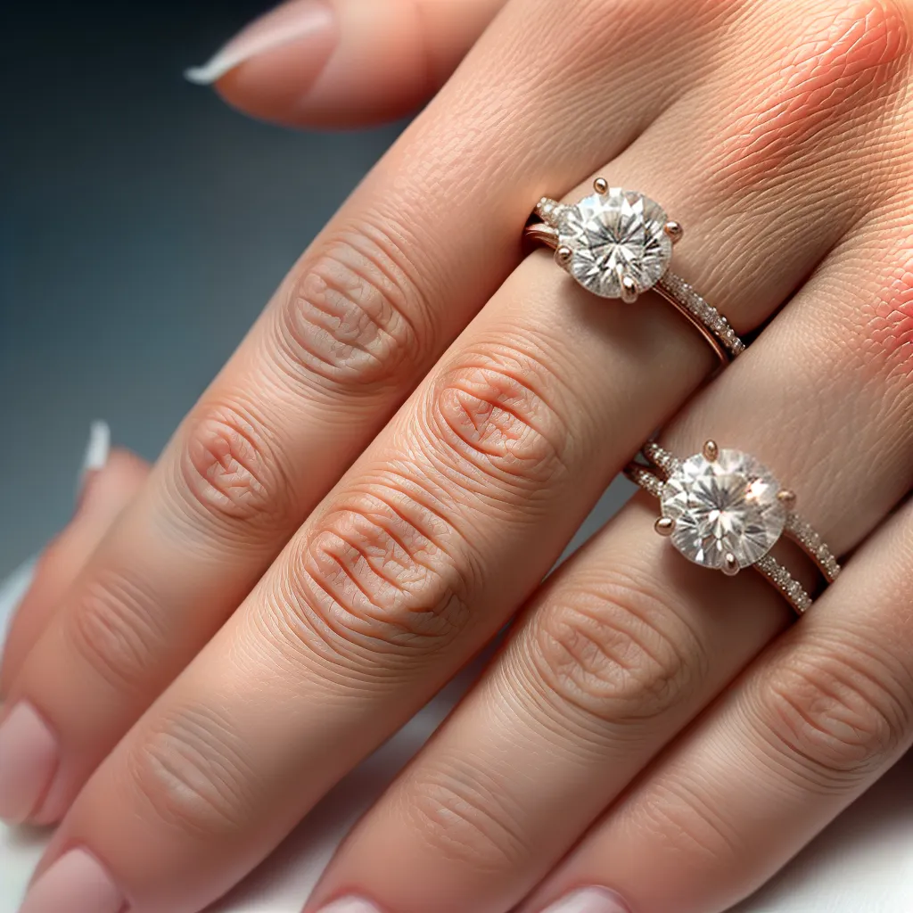 anel noivado diamante rosas brilho