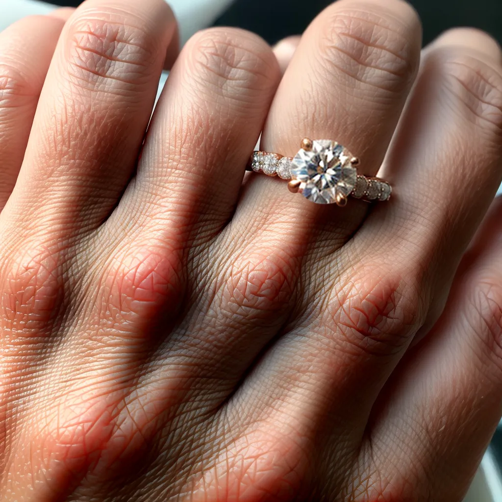 anel noivado diamante brilhante elegancia