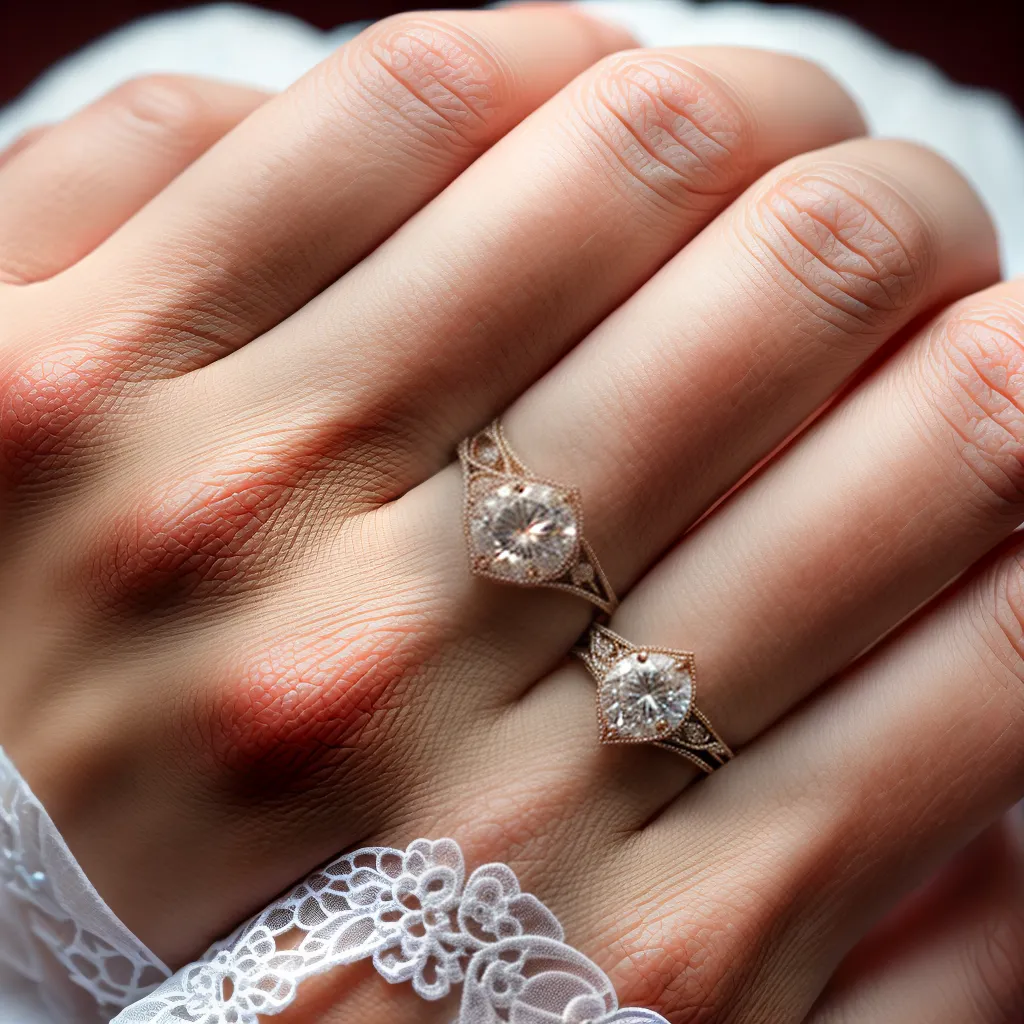 anel noivado vintage filigree diamante 4