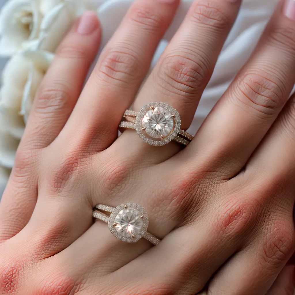 anel noiva diamante rosas brancas anel noiva diamante rosas brancas