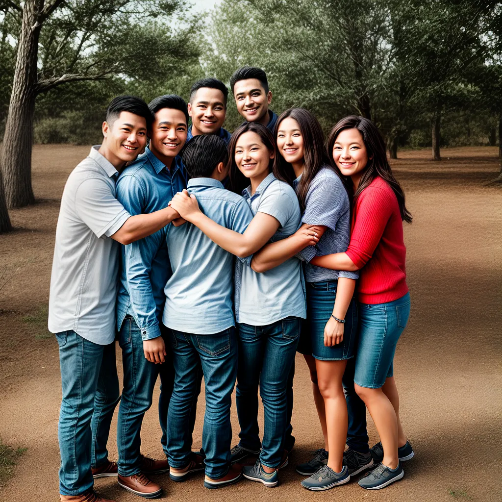 familia amorosa casal filhos inclusao