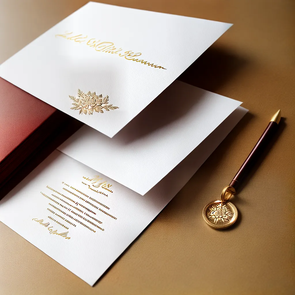 convite casamento calligrafia floral selo dourado