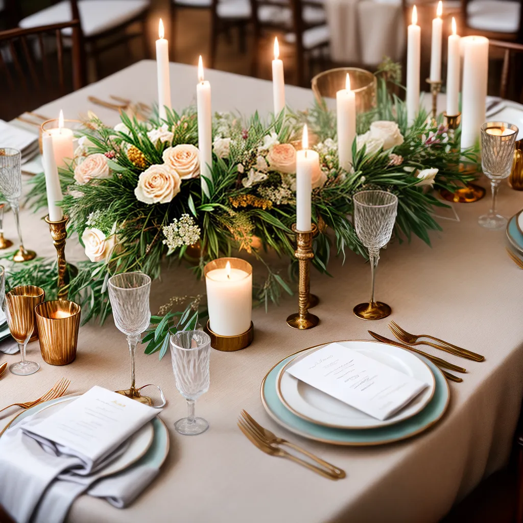 mesa decorada segundo casamento