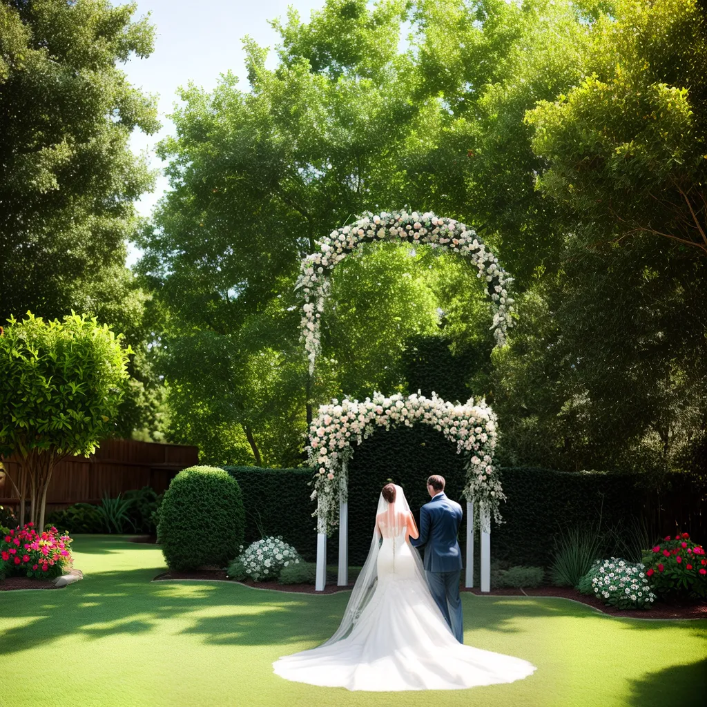 casamento jardim intimo arco flores