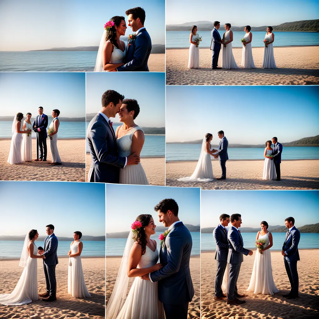 casal praia votos renovacao por do sol