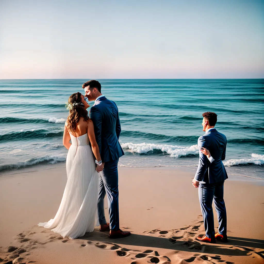casal praia amor renovacao votos