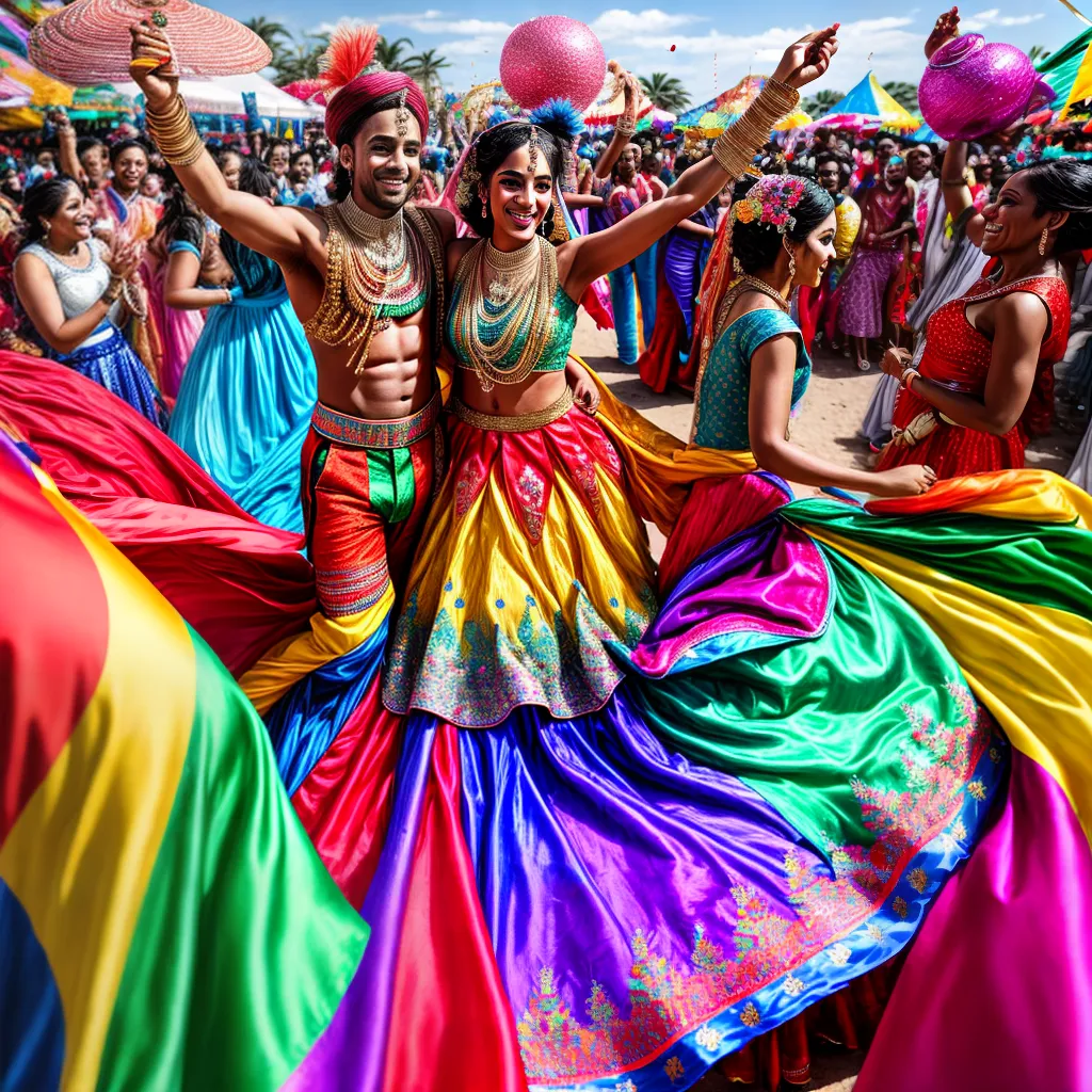 casamento carnaval noivos danca confete