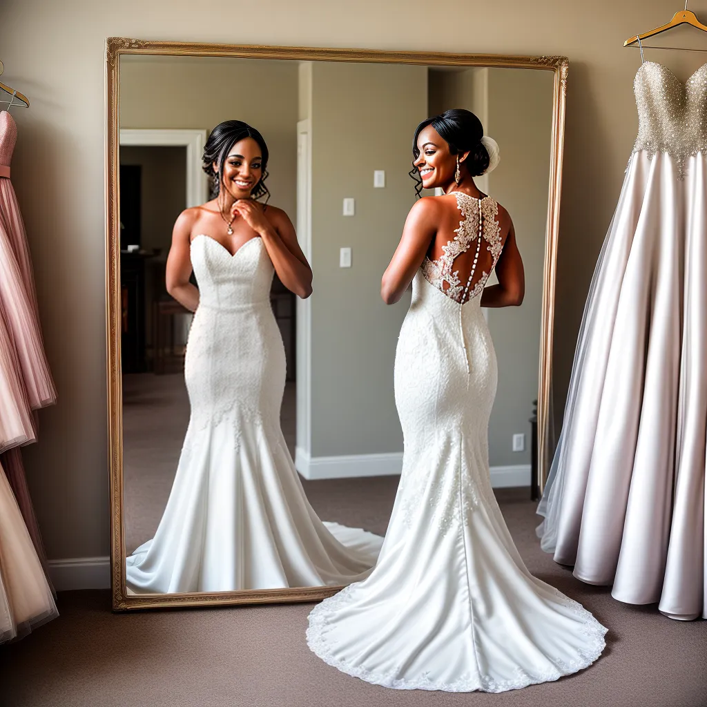 noiva espelho vestidos sorriso elopement