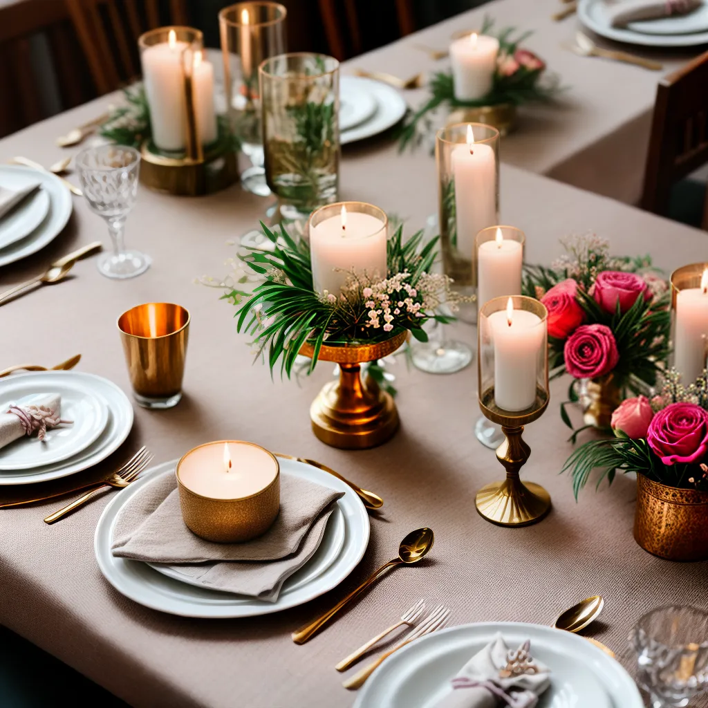 mesa decorada intima micro casamento