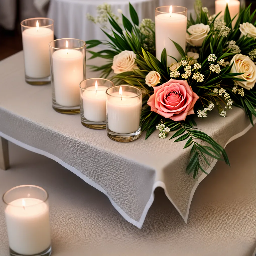 mesa decorada intima casamento pequeno