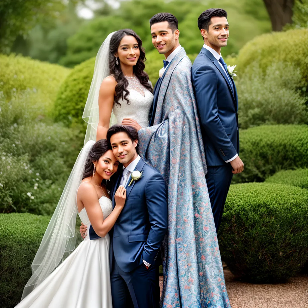 casal estiloso jardim casamento 2023
