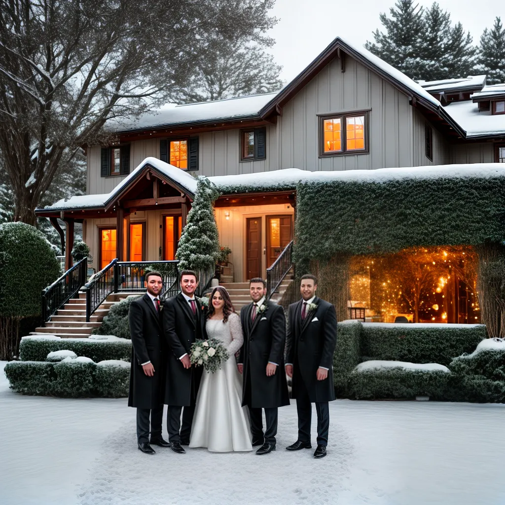 casamento inverno convidados neve 3