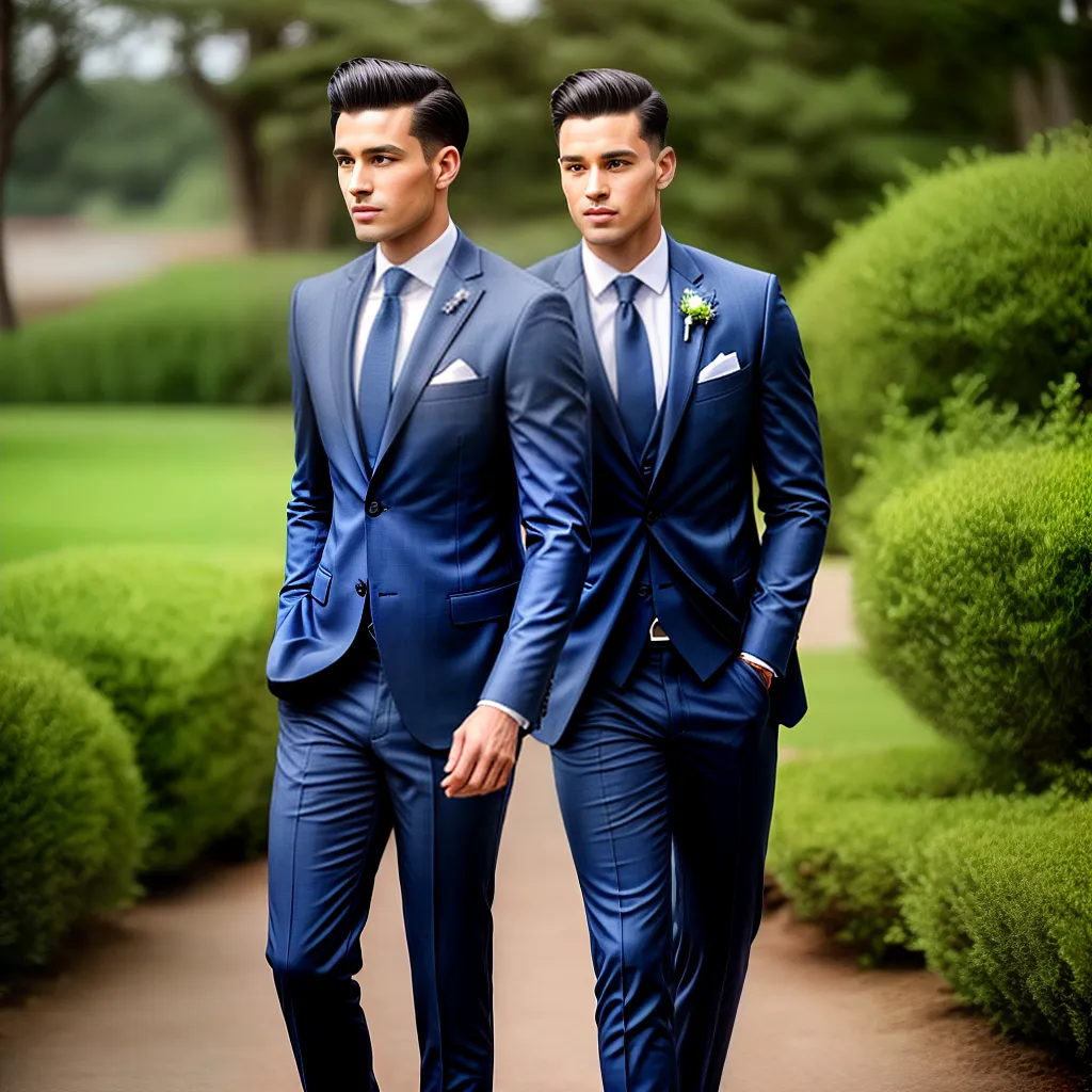 noivo elegante azul marinho