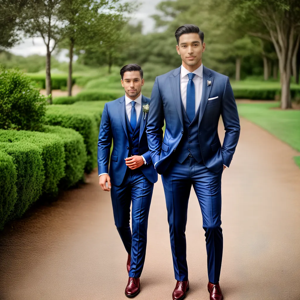 noivo elegante azul marinho sofisticado