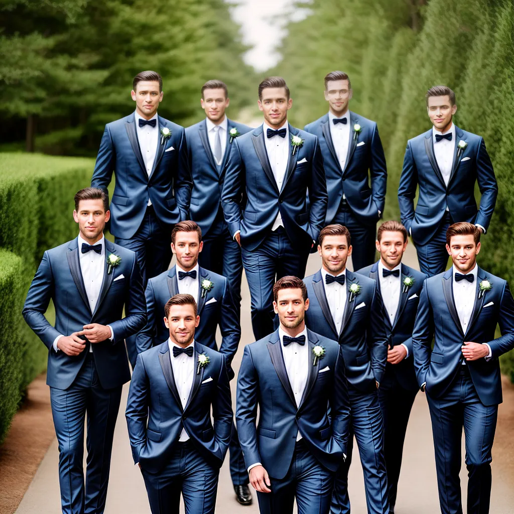 roupa noivo padrinhos elegante