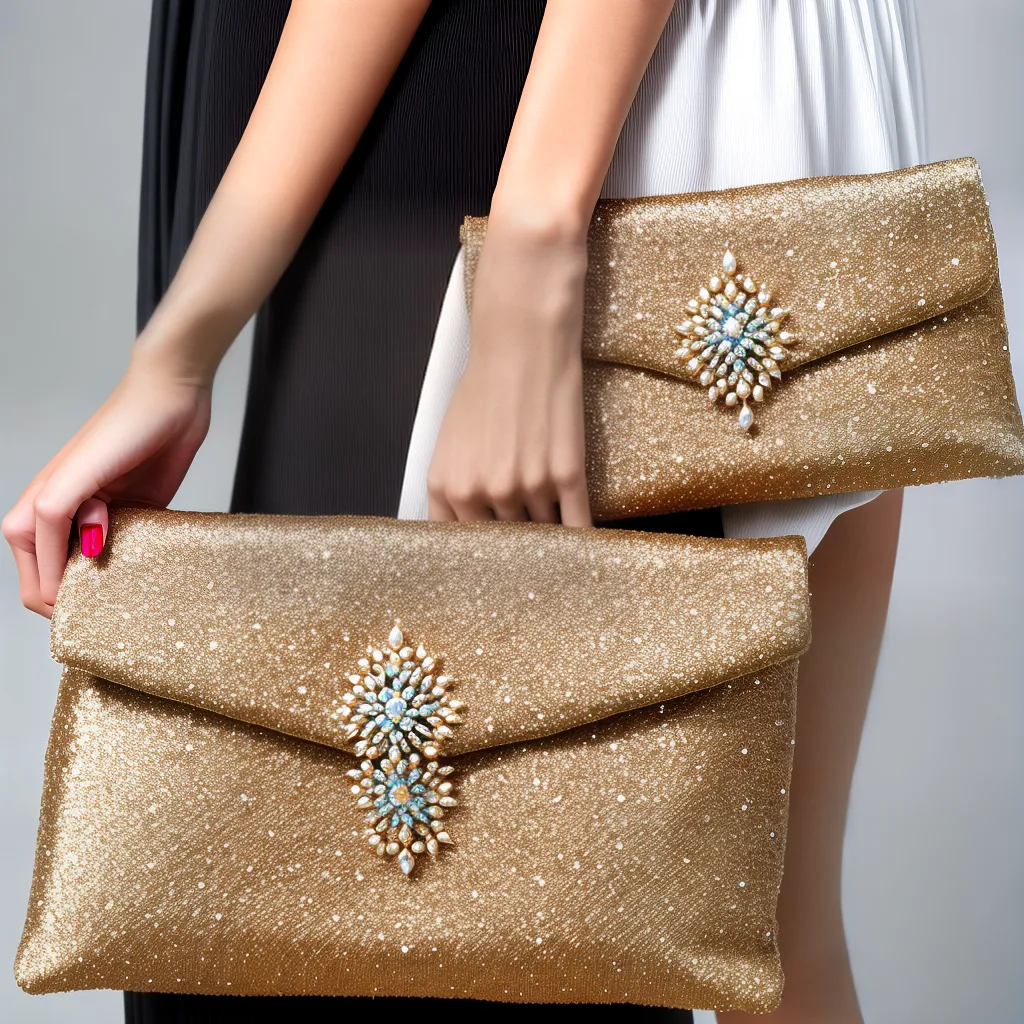 bolsa clutch ouro brilhante casamento