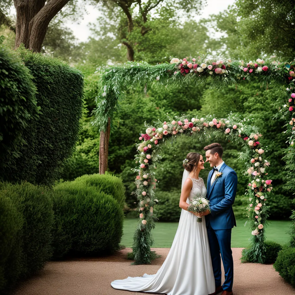 casamento jardim noivos vestido laco