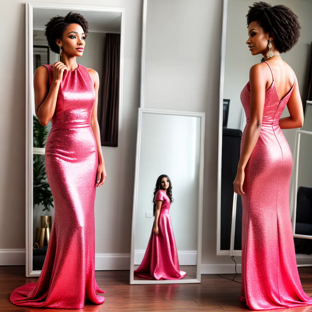 mulher estilosa vestido longo acessorios