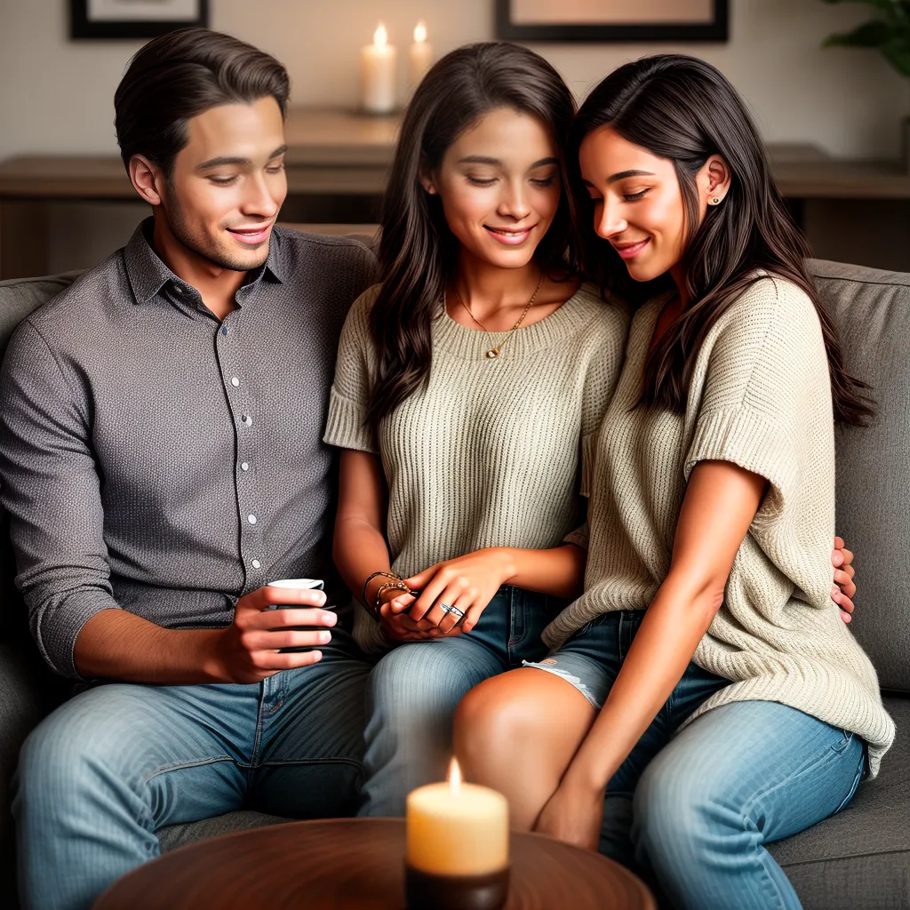 casal conversa intima sofa
