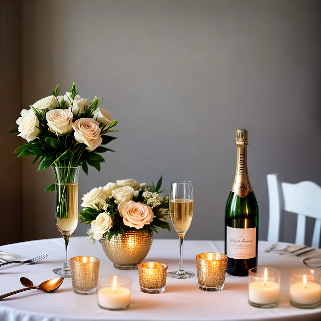 mesa decorada aniversario casamento