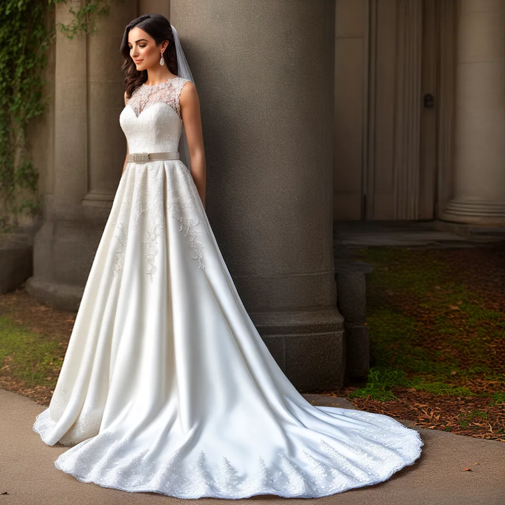 noiva vestido branco cinto glamour