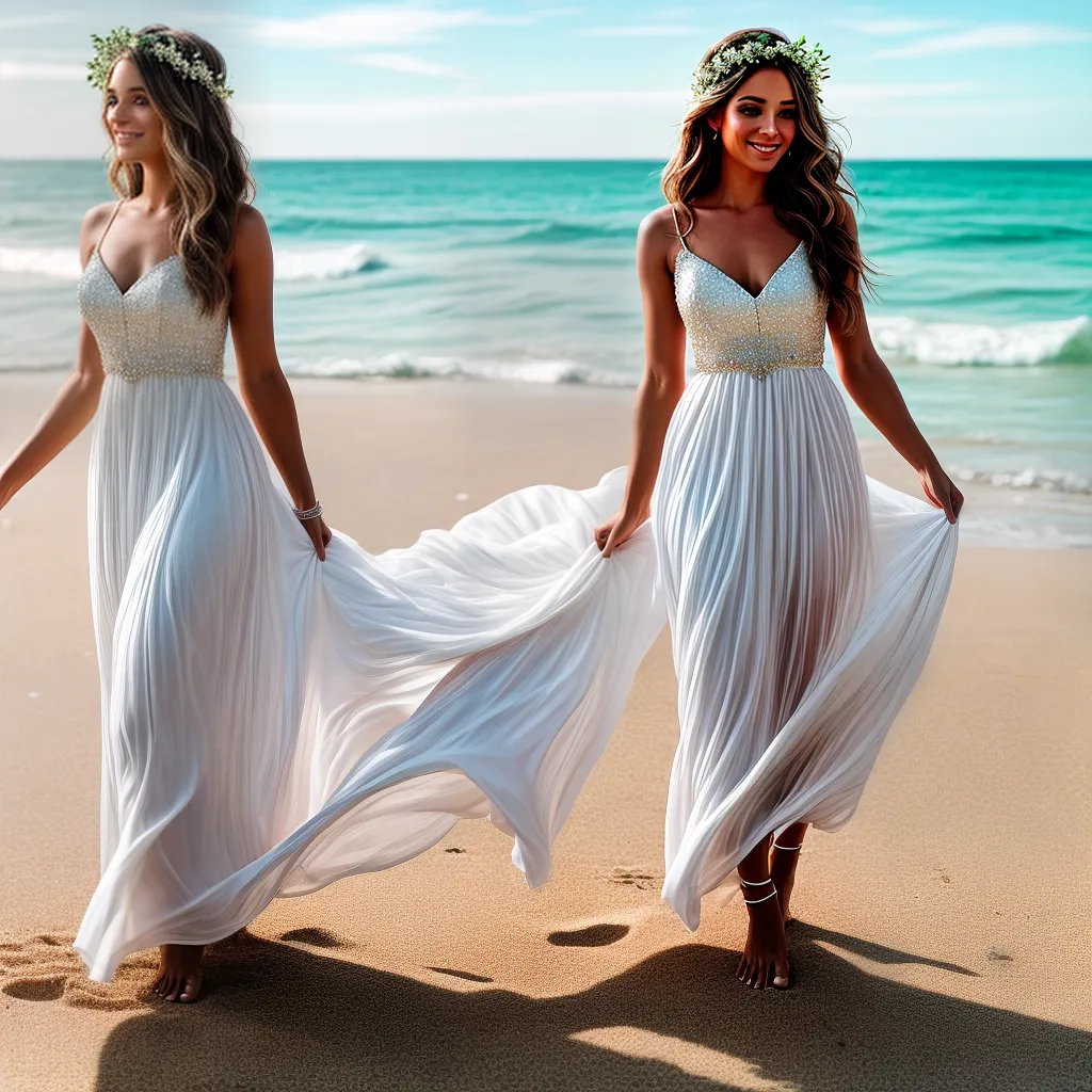 noiva praia vestido flor coroa noiva praia vestido flor coroa