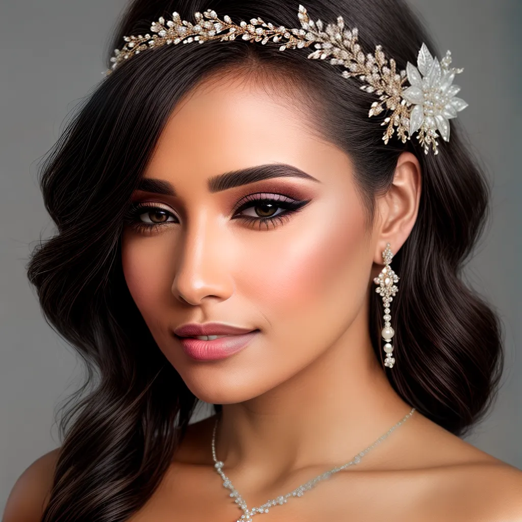 noiva headband perolas cristais