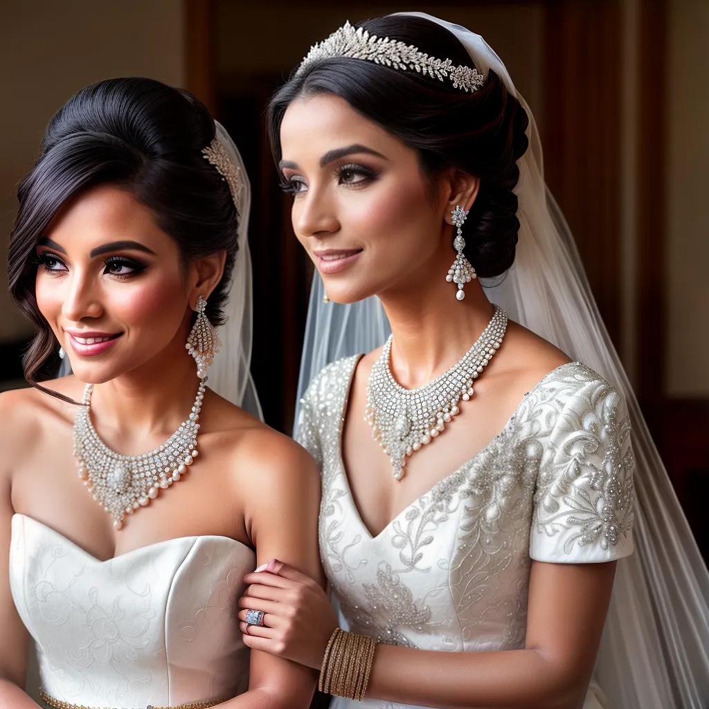 noiva perolas elegancia vestido casamento