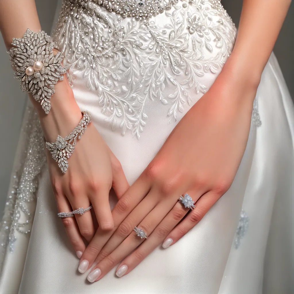 anel noiva prata perola tendencia