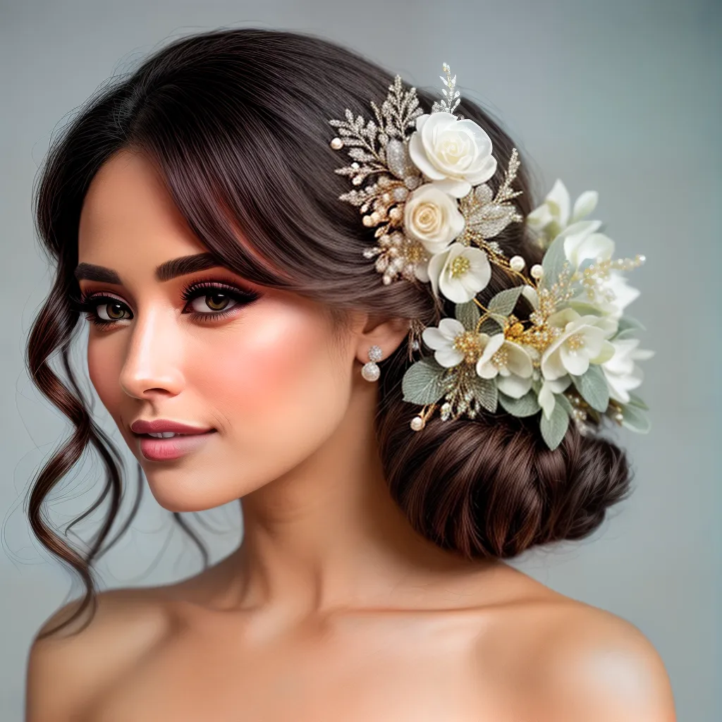 headpiece perolas cristais floral noiva