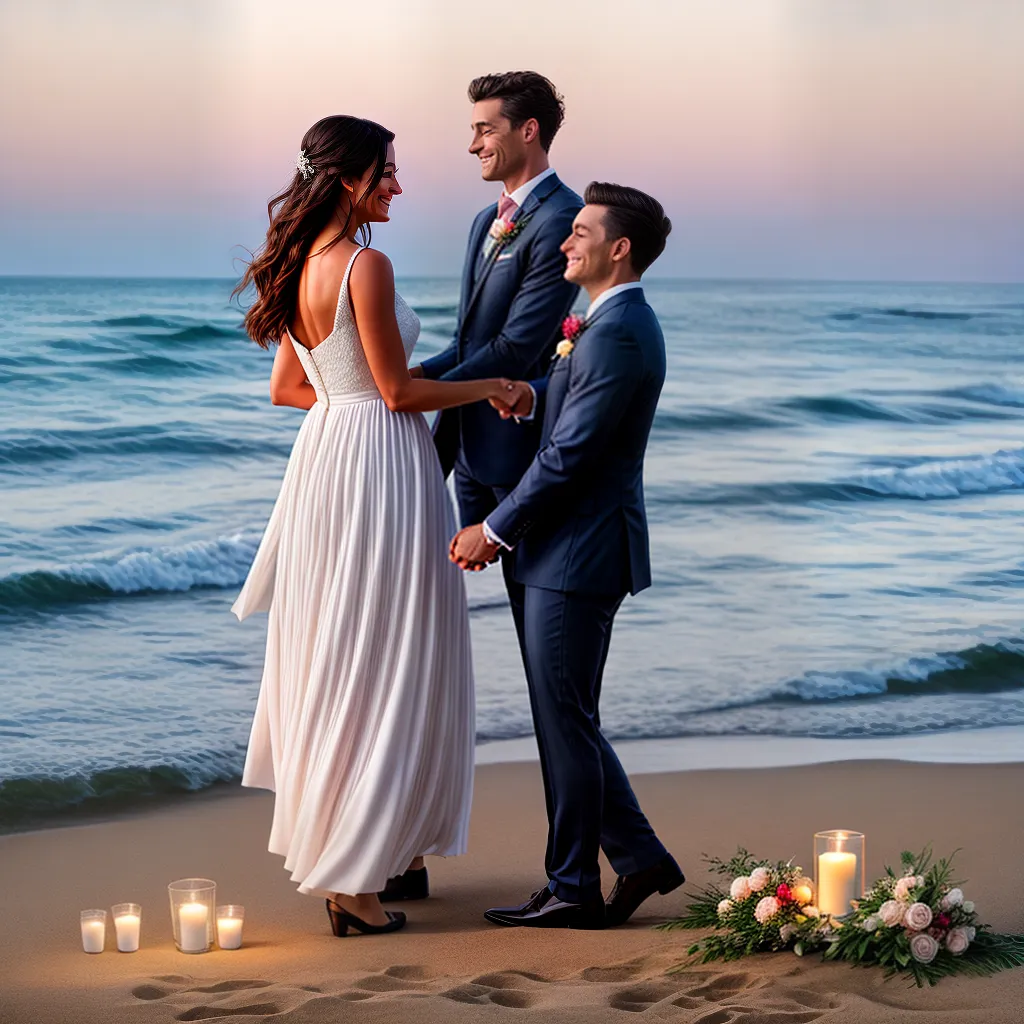 casal praia por do sol romantico 4