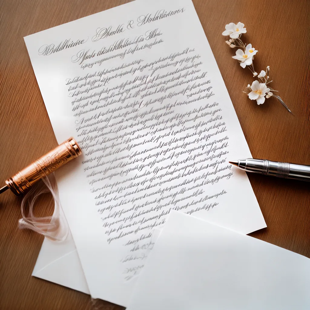 voto casamento escrito flores vintage