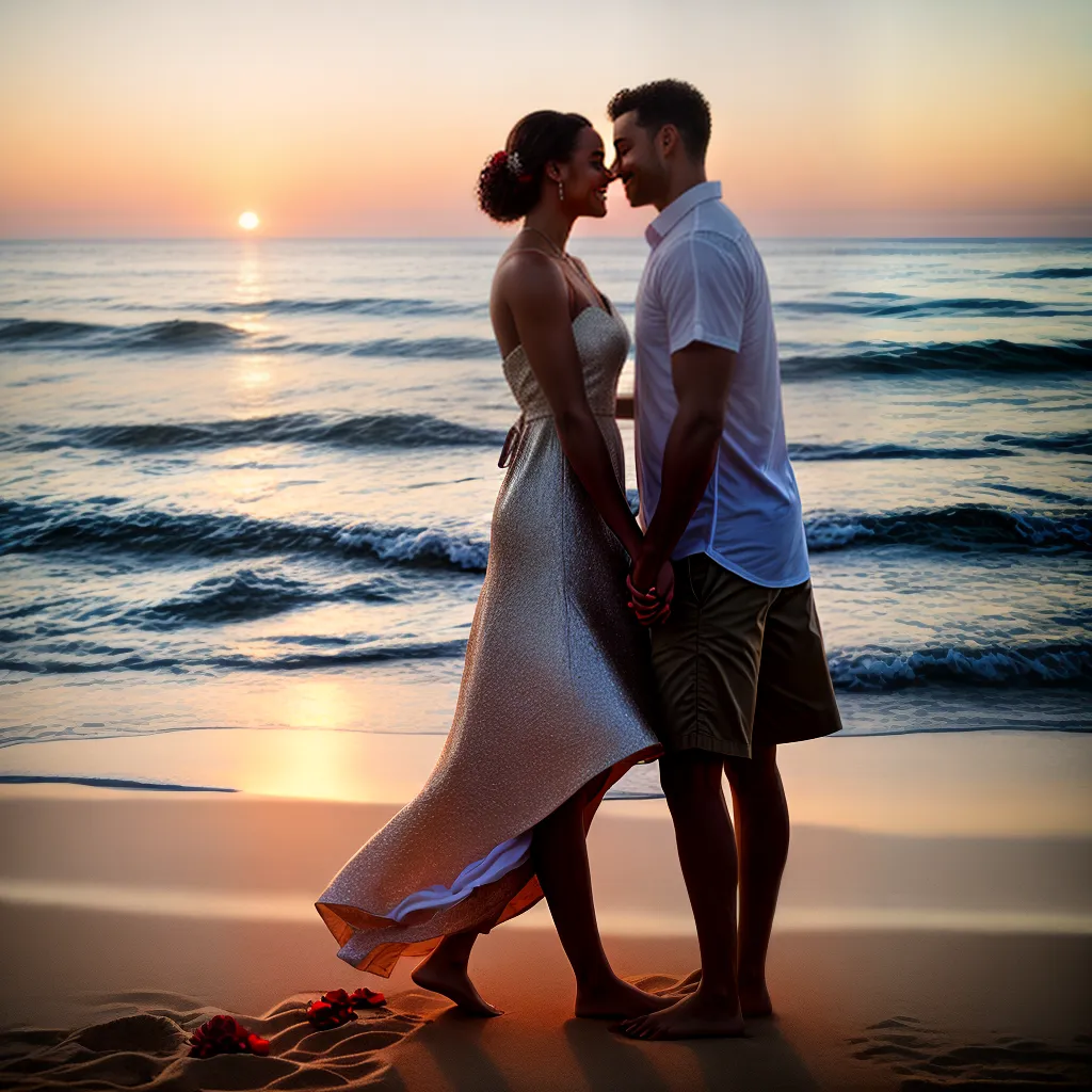 casal praia por do sol amor 11