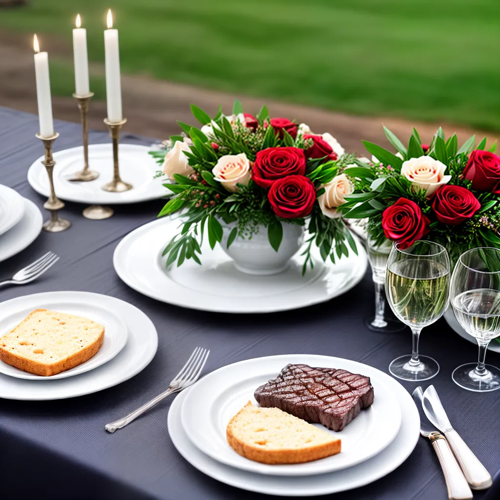 mesa romantica rosas jantar aniversario