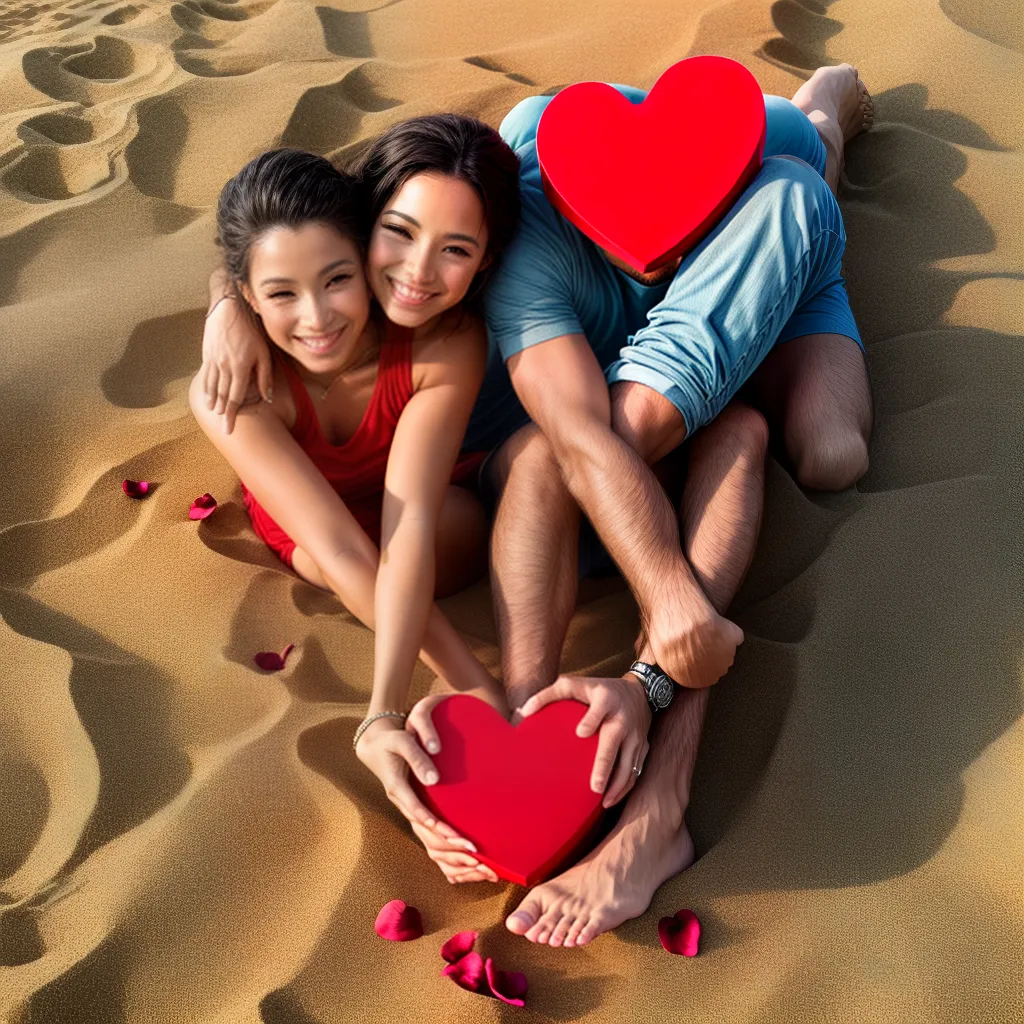 casal praia por do sol amor presente