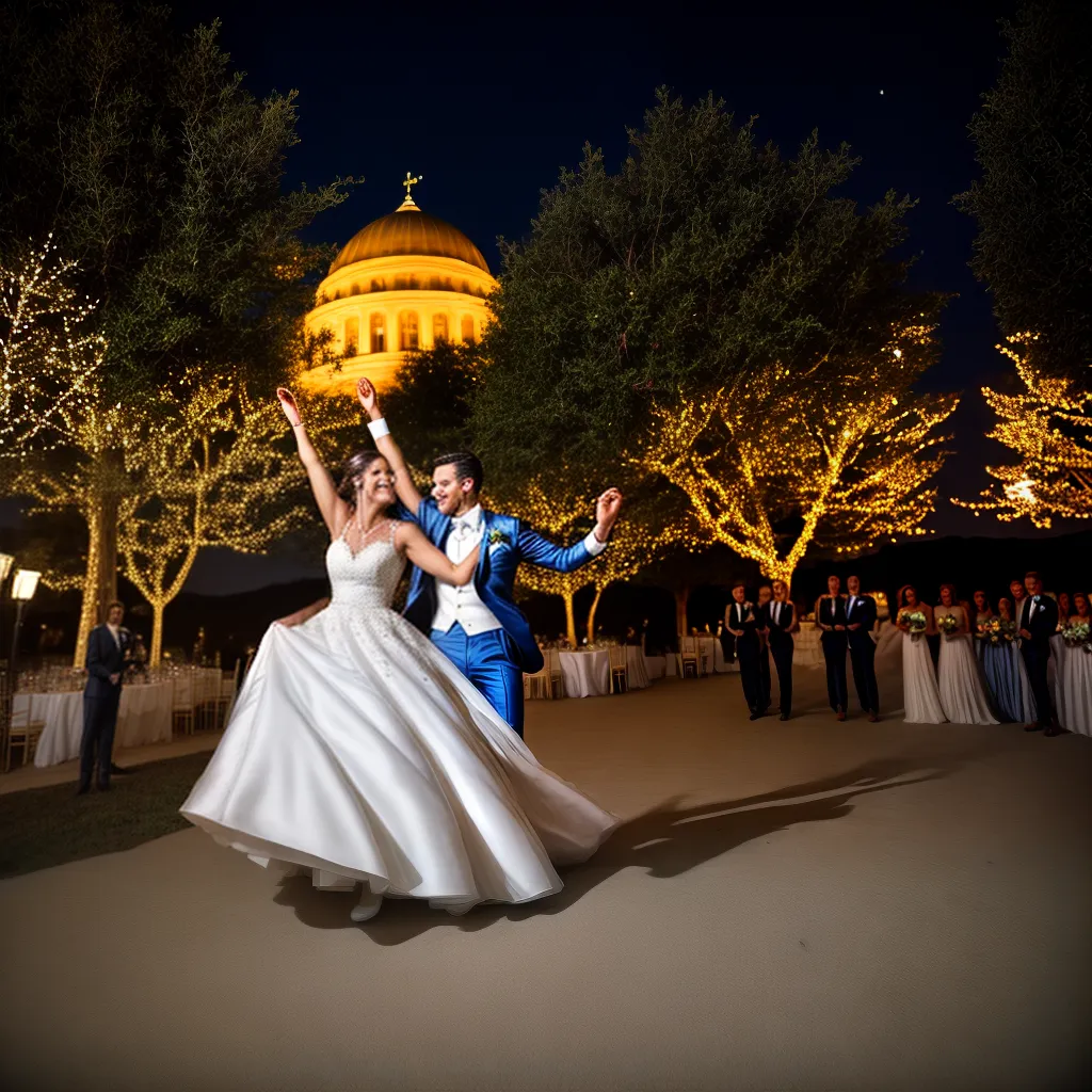 casamento danca luzes romantico