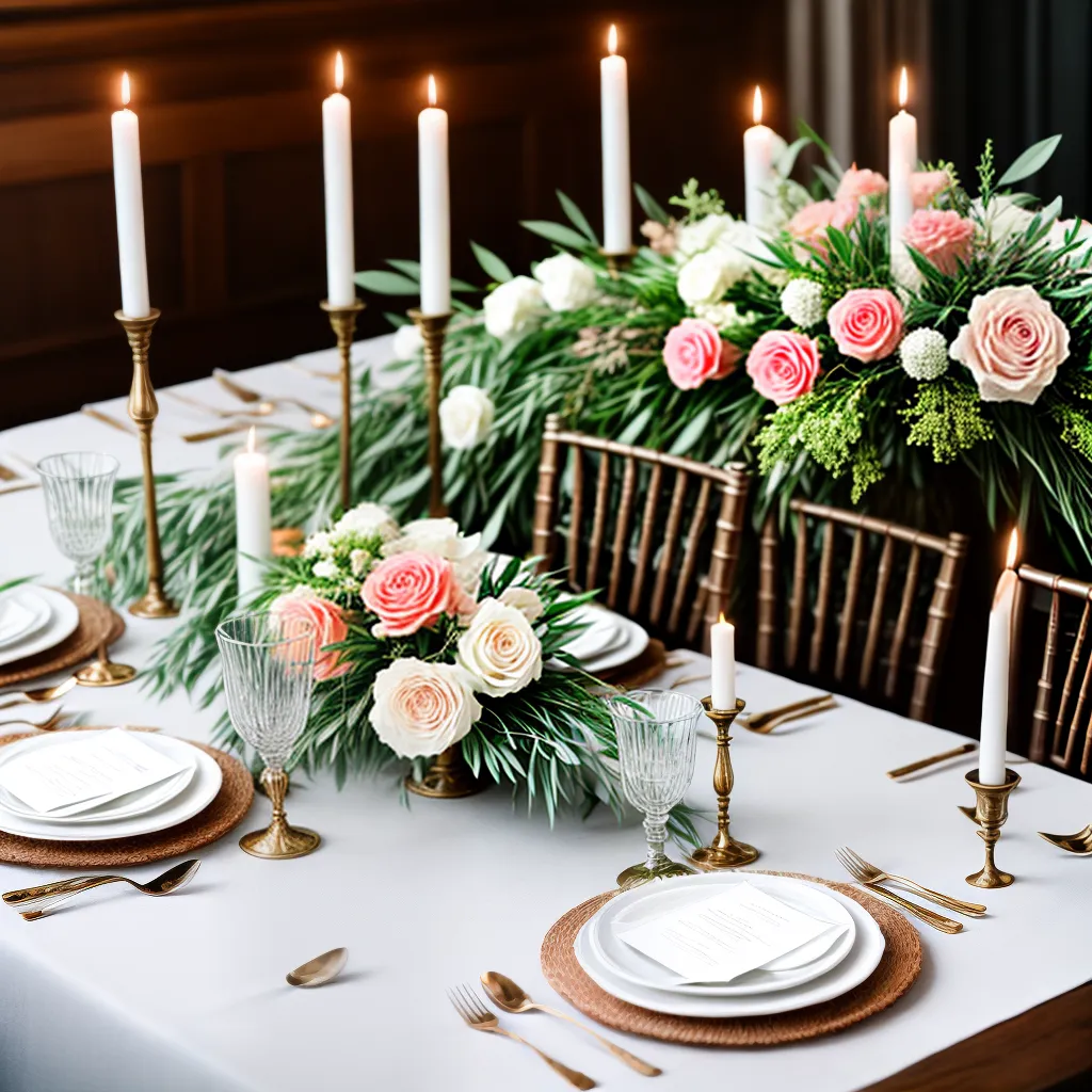 mesa casamento aniversario luzes floral