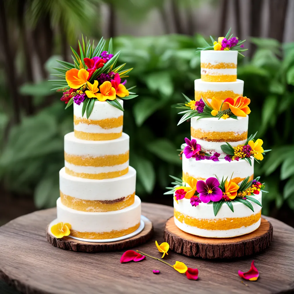 bolo casamento exotico sabores flores frutas