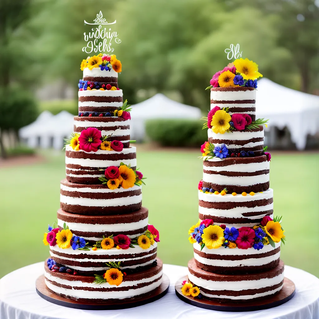 bolo casamento tres andares geometria flores