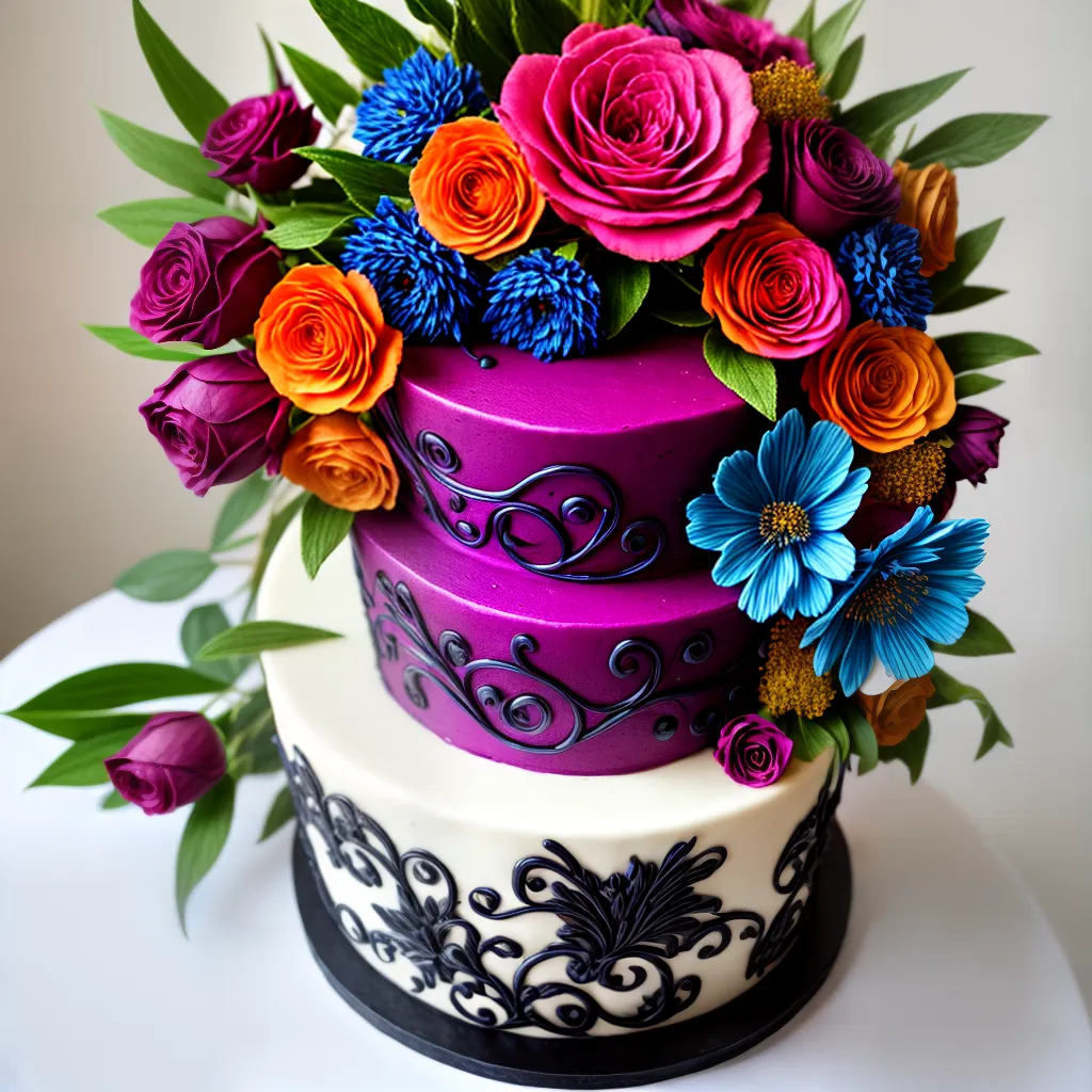bolo casamento moderno geometrico