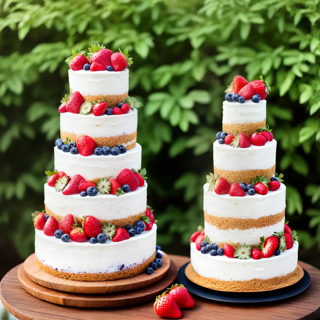 bolo casamento frutas coloridas