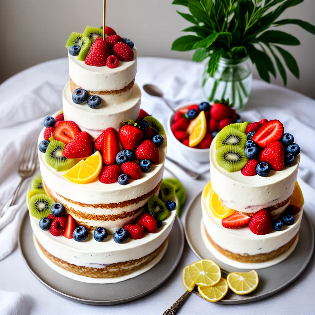 bolo casamento frutas coloridas 1
