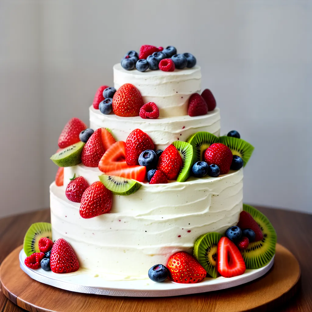 bolo casamento frutas coloridas 2