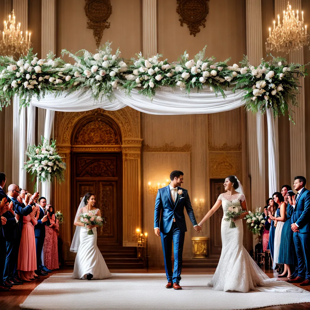 bolo casamento camadas flutuantes