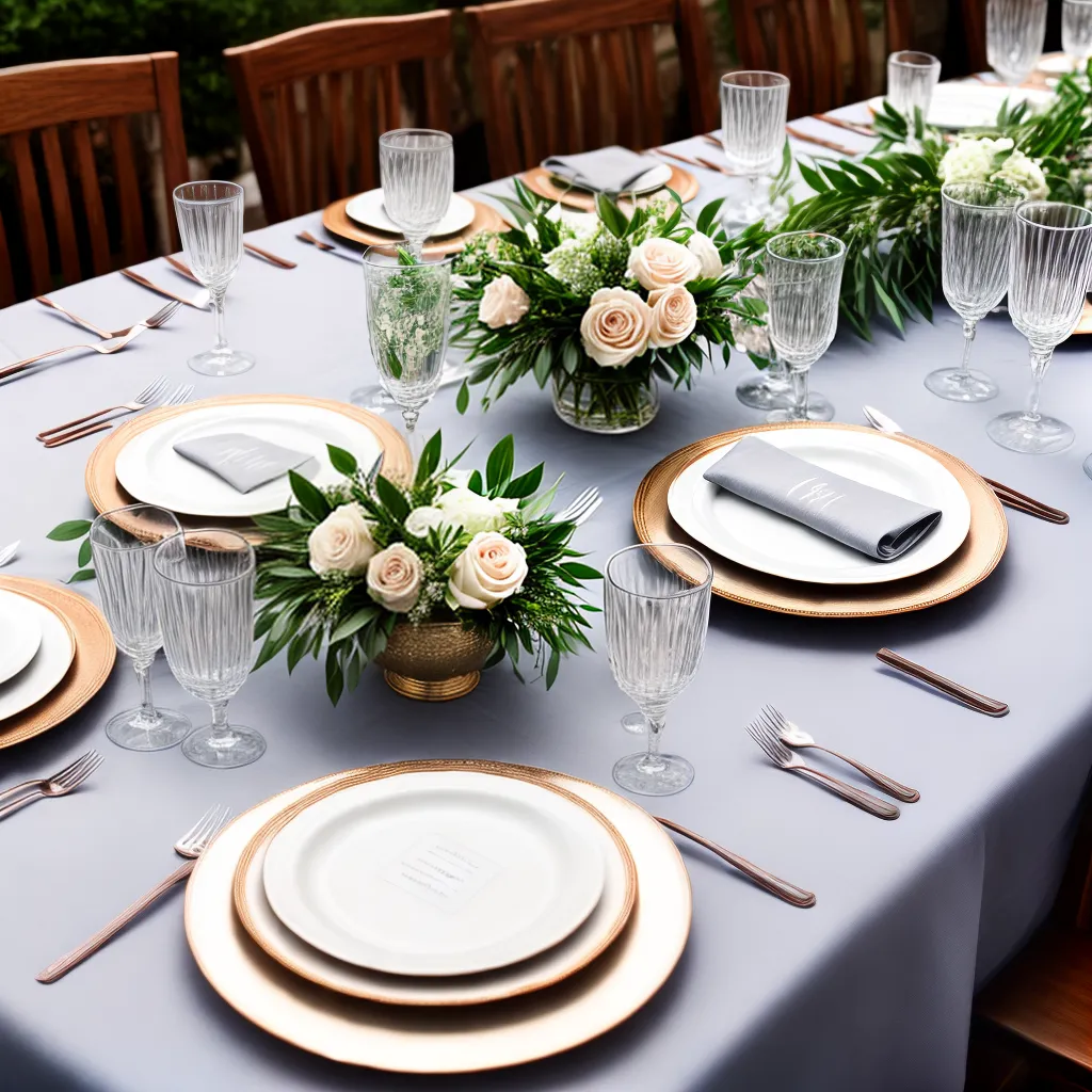 mesa casamento linhas flores cardapio 1
