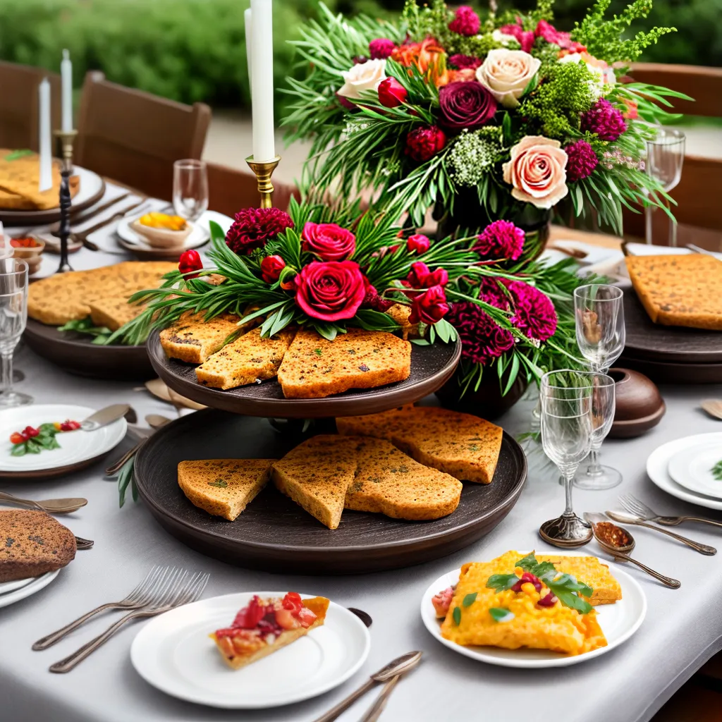 mesa gastronomica casamento floral