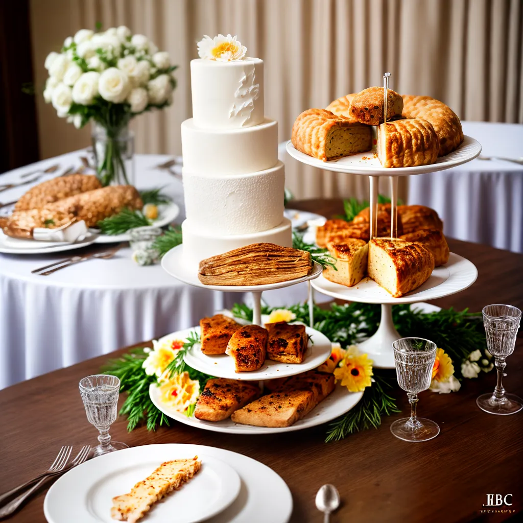 mesa elegante casamento bolo tradicional